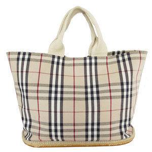 Burberry Canvas Rubber Handbag Beige